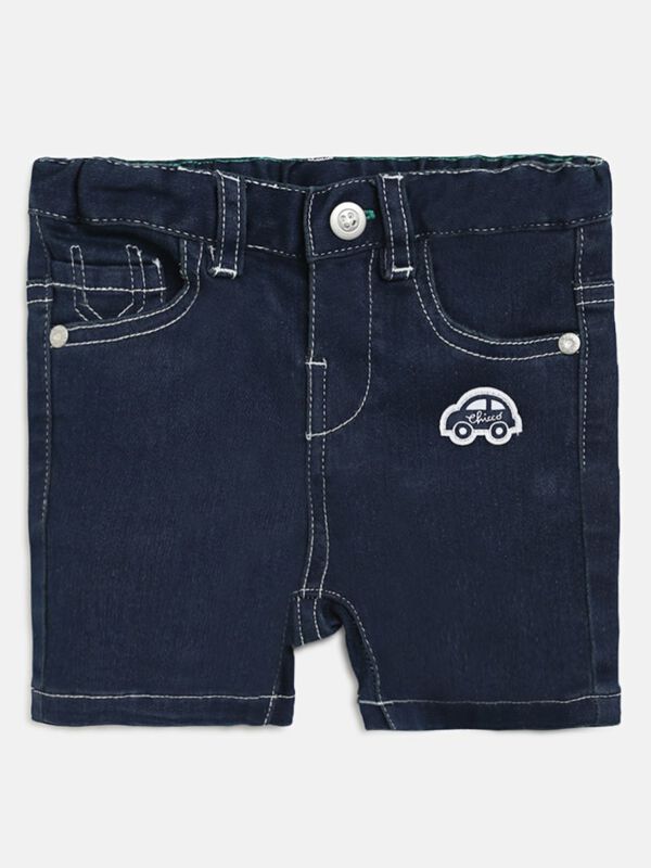 Dark Wash Denim Shorts image number 0